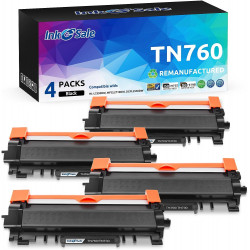Compatible  Brother TN760  TN730 Black High Yield Toner Cartridge 4 Packs